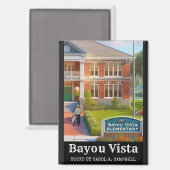 Bayou Vista Elementary School – Southern Psychos C マグネット (正面/裏面)
