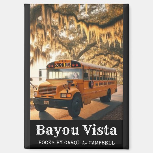 Bayou Vista School Bus – Southern Psychos Collecti マグネット (正面)