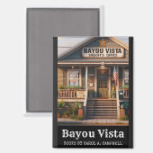 Bayou Vista Sheriff's Office - サザンサイコス Co マグネット (正面/裏面)