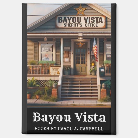 Bayou Vista Sheriff's Office - サザンサイコス Co マグネット (正面)