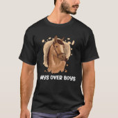 Bays Over Boys  Horse   1 Tシャツ (正面)