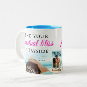 Baysideのマグであなたの無窮の至福を見つけて下さい ツートーンマグカップ (正面左)