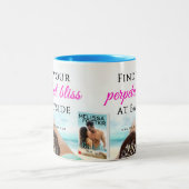 Baysideのマグであなたの無窮の至福を見つけて下さい ツートーンマグカップ (中央)