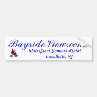 BaysideView.com Lavallette NJ バンパーステッカー