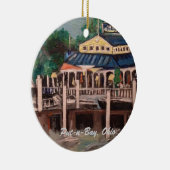 Bayviewの道、置n湾、オハイオ州のオーナメント セラミックオーナメント (右)