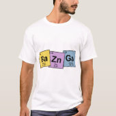 Bazinga With Periodic Table Elements Tシャツ (正面)