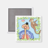 BaZooplesオリーザオストリッチ磁石 マグネット (正面/裏面)