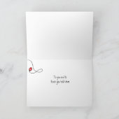 BaZooples "休日"はクリスマスカードを抱き締めます シーズンカード (内部)