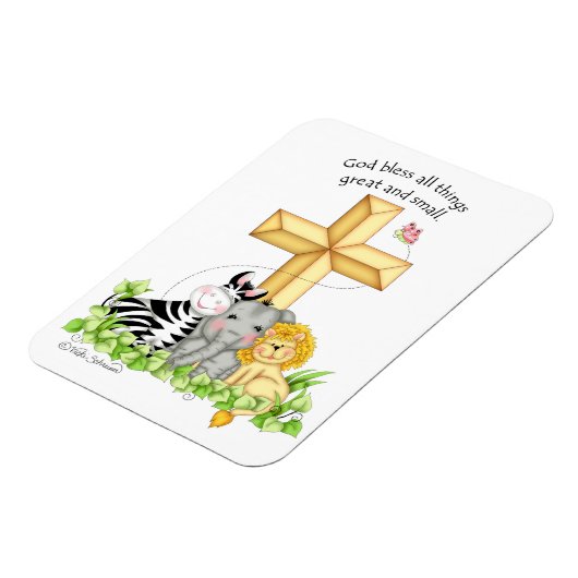 BaZooples "神は全てのものを祝福する…" マグネット (左側)