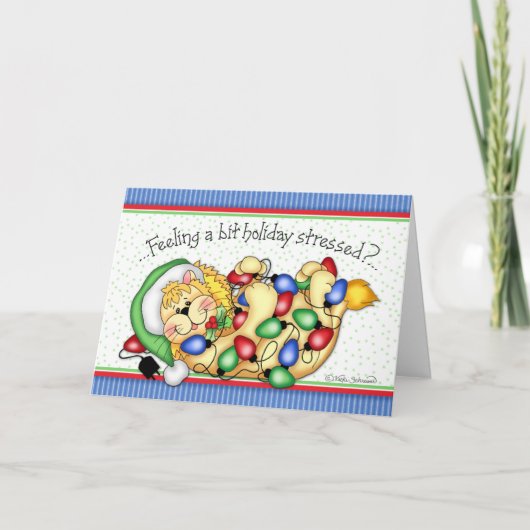 BaZooples "重点を置かれる休日か"。 クリスマスカード (正面)