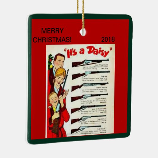 BBはクリスマスのオーナメントを撃ちます セラミックオーナメント (右)