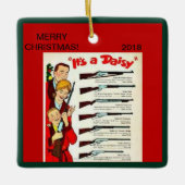 BBはクリスマスのオーナメントを撃ちます セラミックオーナメント (正面)