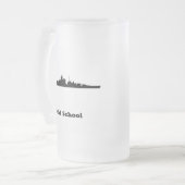 BBオールドスクール フロストグラスビールジョッキ (正面左)