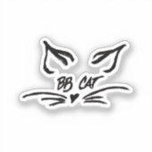 BBキャットシグネチャー シール (正面)