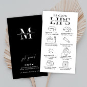 BBグローミニマルリップアフターケアの指示サロン 名刺