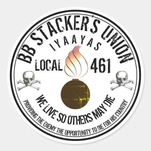 BBスタッカ連合 ラウンドシール (正面)