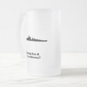 BBスローダウン フロストグラスビールジョッキ (正面左)