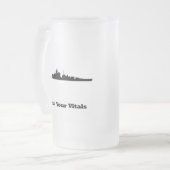 BBチェックバイタル フロストグラスビールジョッキ (正面左)