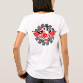 BB73 Ampeltödchenのinaの泡車 Tシャツ (裏面)