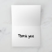 BB-のトラの漫画のサンキューカード サンキューカード (内部)