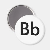 Bb マグネット (正面/裏面)