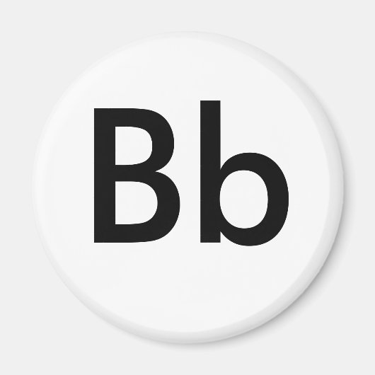 Bb マグネット (正面)