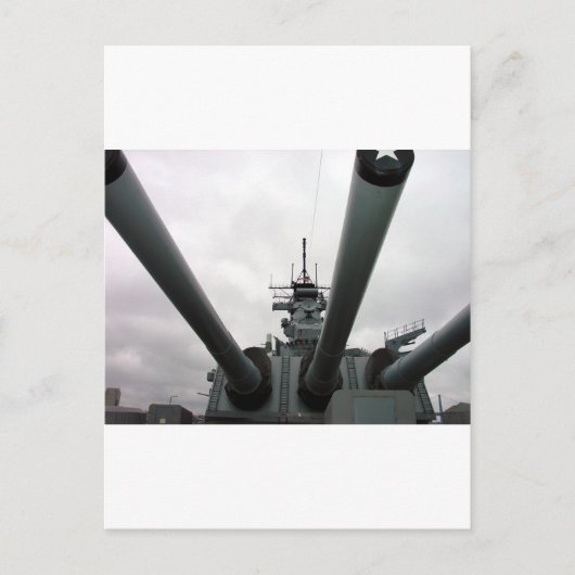 BB-62戦艦ニュージャージー ポストカード (正面)