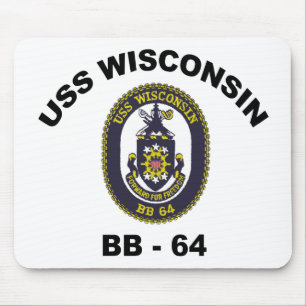 BB-64 USS Wisconsin マウスパッド