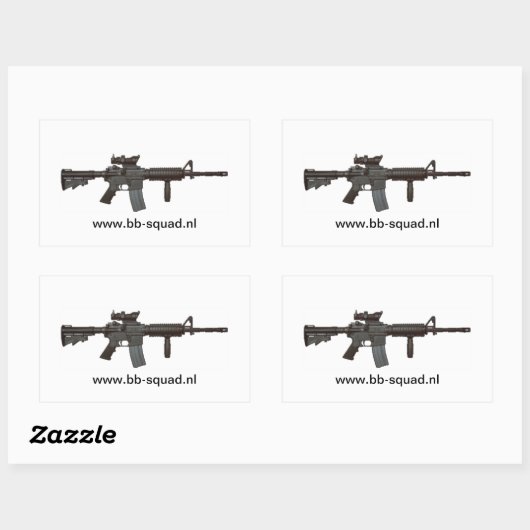 BB-squad sticker 長方形シール (シート)