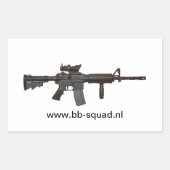 BB-squad sticker 長方形シール (正面)
