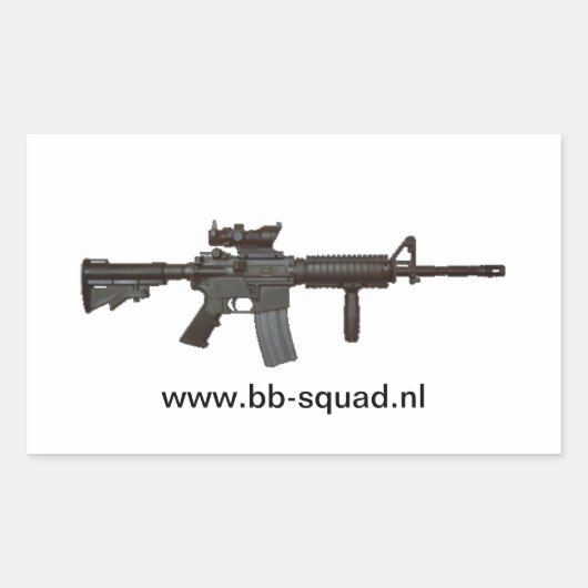 BB-squad sticker 長方形シール (正面)