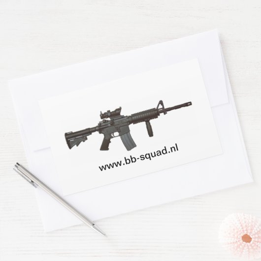 BB-squad sticker 長方形シール (封筒)