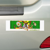 BBaC Stiker Samba Batucada Brasil バンパーステッカー (車上)