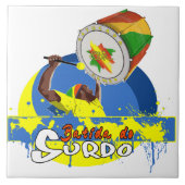 BBaC Stuff Surdo Special K Samba Batucada Brasil タイル (正面)