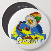 BBaC Stuff Surdo Special K Samba Batucada Brasil 缶バッジ (正面&裏面)