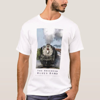 BBB -印刷された背部が付いている列車のTシャツ Tシャツ