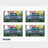 BBB-Elドラドステッカー 長方形シール (シート)