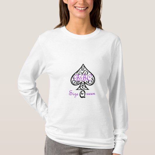 Bbcのサイズの女王 Tシャツ (正面)