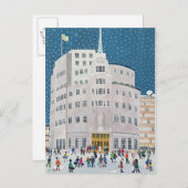 BBCのブロードキャスティング・ハウス ポストカード (正面/裏面)