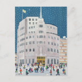 BBCのブロードキャスティング・ハウス ポストカード (正面)