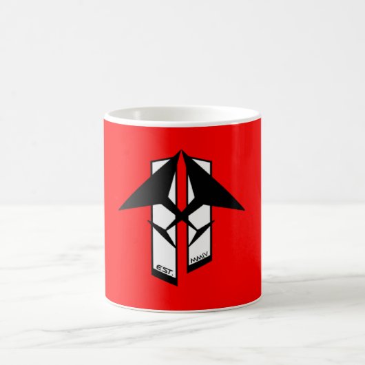 BBCの旗のロゴのマグ コーヒーマグカップ (中央)