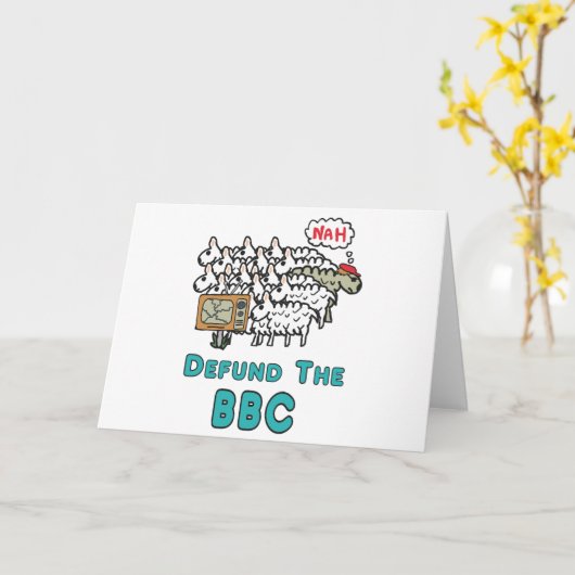 BBCの資金を取り除く カード (黄色い花)