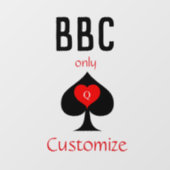 BBC専用ブレードスペード記号Thunder_Cove ウィンドウサイン (シート)