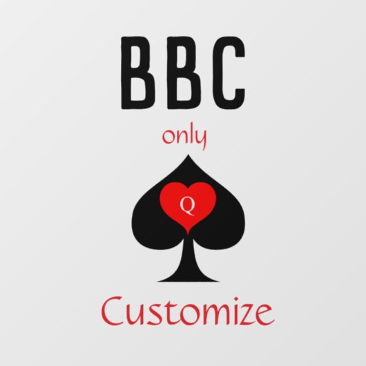 BBC専用ブレードスペード記号Thunder_Cove ウィンドウサイン (シート)