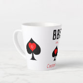 BBC専用ブレードスペード記号Thunder_Cove カフェラテマグ (左アングル)