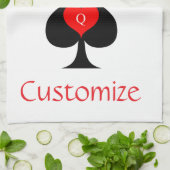 BBC専用ブレードスペード記号Thunder_Cove キッチンタオル (折り畳み)