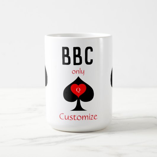 BBC専用ブレードスペード記号Thunder_Cove コーヒーマグカップ (中央)