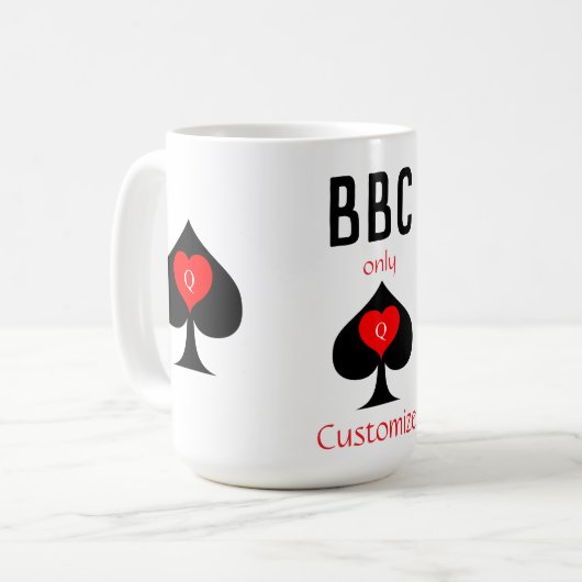 BBC専用ブレードスペード記号Thunder_Cove コーヒーマグカップ (正面左)