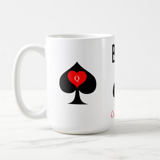 BBC専用ブレードスペード記号Thunder_Cove コーヒーマグカップ (左)