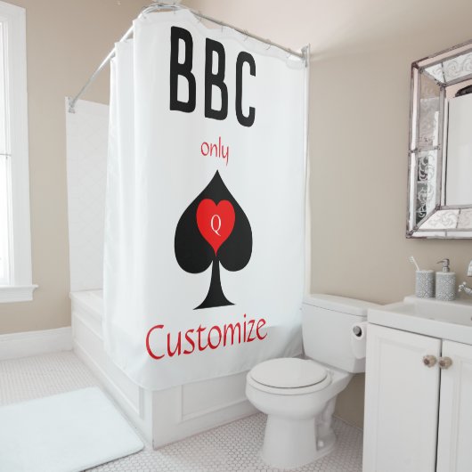 BBC専用ブレードスペード記号Thunder_Cove シャワーカーテン (インサイチュ)